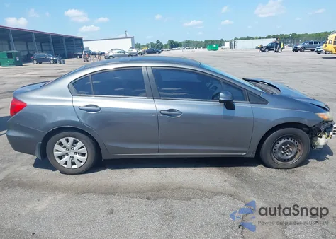 2012 Honda Civic Lx z USA, uszkodzony, nr VIN 19XFB2F59CE035330